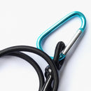2 Pieces 24" Kayak Fishing Rod Paddle Leash with Nylon Fastener Tape & Carabiner