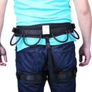 Adjustable Half Body Climbing Harness Safety Seat Belt for Rock Climbing Mountaineering Aerial Work Rappelling Rescue Gear Equipment