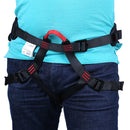 Premium Rock Climbing Half Body Harness Safety Seat Sitting Bust Belt for Outdoor Sports Mountaineering Downhill Tree Arborist Rappelling Rescue Gear Equipment