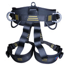Professional Rock Climbing Harness Safety Seat Sitting Bust Belt Mountaineering Rappelling Rescue Fall Arrest Protection Equipment with Gear Loops