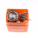 Mini Foldable Outdoor Camping Burner Head Stove Tank Adaptor Stove Connector for Gas Bottle