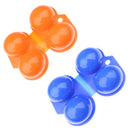 Portable Folding 2 Eggs Case Containing Box Bin Carrier Holder For Outdoor Camping Picnic Random Color