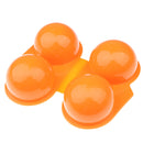 Portable Folding 2 Eggs Case Containing Box Bin Carrier Holder For Outdoor Camping Picnic Random Color