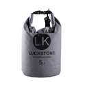 Adjustable Single Shoulder Strap 5L Capacity Waterproof Dry Bag Pouch For Kayaking Canoeing Rafting Swimming Gray