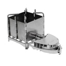 Aluminum Alloy Folding Portable Wood Burning Stove Furnace USB Fan Outdoor Cooking Camping Cookware Backpacking Survival Tool