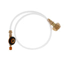 Outdoor Gas Propane Tank Refill Adapter Flat Cylinder Adaptor Coupler Inflatable Valve - Camping Stove Burner Picnic BBQ Kit