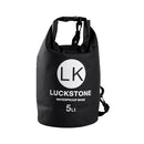 Adjustable Single Shoulder Strap 5L Capacity Waterproof Dry Bag Pouch For Kayaking Canoeing Rafting Swimming Black