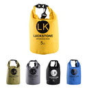 Adjustable Single Shoulder Strap 5L Capacity Waterproof Dry Bag Pouch For Kayaking Canoeing Rafting Swimming Black