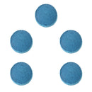 5 Pieces / Set 10mm Blue Diamond Leather Glue-on Snooker Pool Billiard Cue Tips