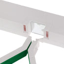 Deluxe Snooker Billiard Table Triangle White - Holds 15 Red Balls
