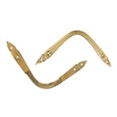 6 Pieces Solid Brass Pool Snooker Billiard Table Pocket Brackets Arrow Head