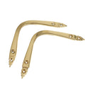 6 Pieces Solid Brass Pool Snooker Billiard Table Pocket Brackets Arrow Head