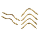 6 Pieces Solid Brass Pool Snooker Billiard Table Pocket Brackets Arrow Head