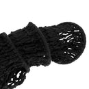 6 Pieces Pool Snooker Table Billiards Ring Net Mesh Pocket Bag Replacement Sets Black