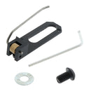 Aluminium Archery Magnetic Arrow Rest Left Handed for Recurve Compound Bow Rest Black
