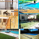 Glass Pool Deck Fencing Fence Spigot Bracket Post Clamp for Frameless Garden Balustrade