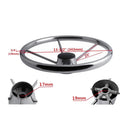 Marine Pontoon Boat Yacht 5 Spoke 13-1/2'' Steering Wheel - Durable Corrosion Resistance
