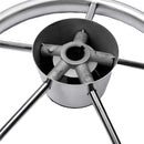 Marine Pontoon Boat Yacht 5 Spoke 13-1/2'' Steering Wheel - Durable Corrosion Resistance
