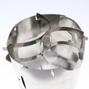 Outdoor Portable Lightweight Camping Wood Stove Furnace Picnic BBQ Cooking Wind Screen