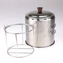 Multi-functional Solidified Alcohol Wood Stove Pot Cooker for Outdoor Camping Picnic Backpacking BBQ with with Mesh Bag