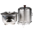 Multi-functional Solidified Alcohol Wood Stove Pot Cooker for Outdoor Camping Picnic Backpacking BBQ with with Mesh Bag