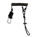 Spiral Coiled Quick Release Buckle Scuba Diving Dive Lanyard with Stainless Steel Snap Clip Attachment for Camera