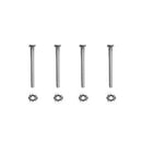 4 Pieces White Color Slotted Rod Holder Fishing Pole Rack Socket for Marine Fishing Box Kayak Boat Yacht
