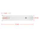 4 Pieces White Color Slotted Rod Holder Fishing Pole Rack Socket for Marine Fishing Box Kayak Boat Yacht
