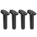 4 Pieces Plastic Flush Mount Fishing Rod Holder Gasket Kayak Canoe Tackle