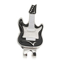Electric Guitar Magnet Hat Clip Golf Ball Markers Clip On Golf Cap Visor