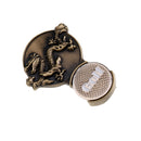 Zodiac Dragon Magnetic Hat Clip Golf Ball Markers Clip On Golf Cap Visor