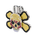 Punk Skull Magnetic Hat Clip Golf Ball Markers Clip On Golf Cap Visor