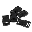 5 Pieces 25mm Quick Side Release Buckles Belt Connecting 1-inch Webbing Straps Paracord