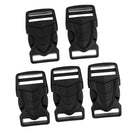 5 Pieces 25mm Quick Side Release Buckles Belt Connecting 1-inch Webbing Straps Paracord