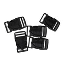 5 Pieces 25mm Quick Side Release Buckles Belt Connecting 1-inch Webbing Straps Paracord