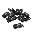 10 Pieces Awning Clamp Set Tarp Clips Hangers Tent Camping Survival Emergency Tool