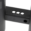 Black PP Plastic Triple 3 Rod Boat Fishing Rod Holder Rest Socket Mount Bracket Rack with Mounting Screws Hardware