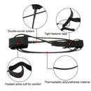 10ft 0.28" Surfboard Leash Sup Surfing Stand Up Paddle Board Leash with Double Stainless Steel Swivels