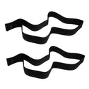 1 Pair Black Webbing Sling Storage Straps Wall Mount Hanger Keeper For Surfboard Longboard Kiteboard