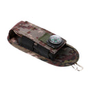 Outdoor Handheld Flashlights Accessories - LED Flashlight Holster Holder Torch Case Pouch Bag with Mini Compass - Camouflage