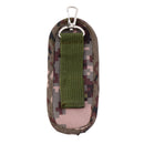 Outdoor Handheld Flashlights Accessories - LED Flashlight Holster Holder Torch Case Pouch Bag with Mini Compass - Camouflage
