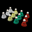 12 Pieces Colorful Plastic Badminton Shuttlecocks Balls Sport Training Game