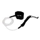 6FT Surfboard Longborad Leash 7mm Strong Straight Surfing SUP Board String Leg Rope Cord with Double Stainless Swivels
