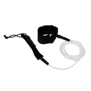 6FT Surfboard Longborad Leash 7mm Strong Straight Surfing SUP Board String Leg Rope Cord with Double Stainless Swivels