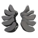Pack of 10PCS Neoprene Golf Iron Club Head Covers Sporting Goods Golf Accessories Transparent Window Black