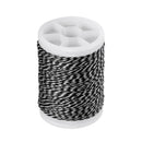 Ultrlalight110m Fiber Archery Nock Peep Bow String Serving Thread Bowstring Protect Thread Black White