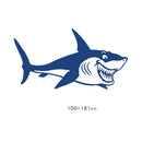 2 Pieces Funny Cute Shark Decal Kayak Fishing Boat Canoe Car Wall Laptop Notebook Jet Ski Sticker