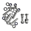 8 Pieces Durable Stainless Steel Kayak Canoe Boat Screws Bolt Nuts Hardware Kit M6