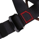 Half Body Safety Harness & Heart Shape Rope Pulley & 25KN Locking Carabiner Outdoor Climbing Set for Mountaineering Caving Rock Climbing Rappelling Equip