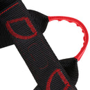 Half Body Safety Harness & Heart Shape Rope Pulley & 25KN Locking Carabiner Outdoor Climbing Set for Mountaineering Caving Rock Climbing Rappelling Equip